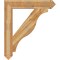 Ekena Millwork Funston Arts & Crafts Rough Sawn Bracket, Western Red Cedar, 6"W x 38"D x 44"H BKT06X38X44FST03RWR - alternate 4